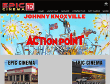 Tablet Screenshot of epiccinemas.com